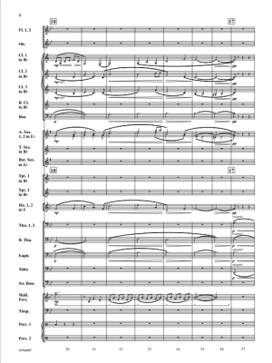 Remembrance - Choi - Concert Band Full Score - Gr. 3