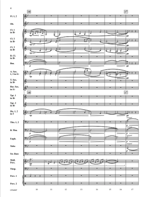 Remembrance - Choi - Concert Band Full Score - Gr. 3