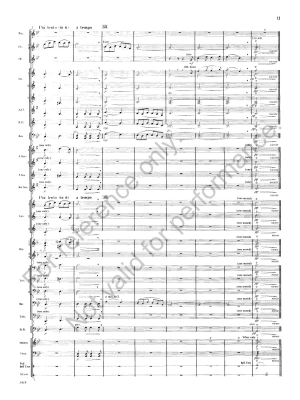 Three Folk Miniatures - Jutras - Concert Band Full Score - Gr. 3