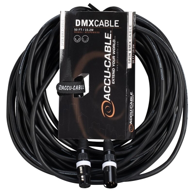 Accu Cable - Cble DMX  5broches (50pieds)