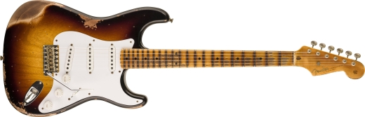 Limited Edition 70th Anniversary 1954 Stratocaster Heavy Relic, 1-Piece Quartersawn Maple Neck Fingerboard - Wide-Fade 2-Color Sunburst