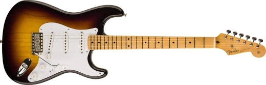 Limited Edition 70th Anniversary 1954 Stratocaster DLX Closet Classic, 1-Piece Quartersawn Maple Neck Fingerboard - Wide-Fade 2-Color Sunburst