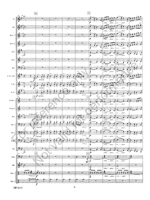 The Voyageurs - La Plante - Concert Band Full Score - Gr. 2.5