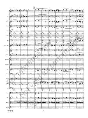 The Voyageurs - La Plante - Concert Band Full Score - Gr. 2.5