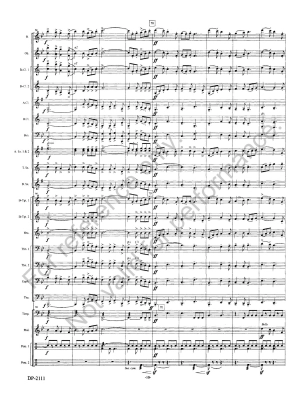 The Voyageurs - La Plante - Concert Band Full Score - Gr. 2.5