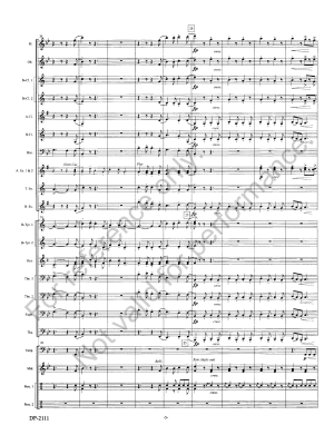 The Voyageurs - La Plante - Concert Band Full Score - Gr. 2.5