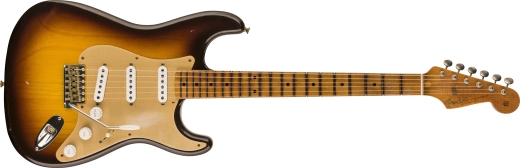 Fender Custom Shop - Limited Edition 1954 Roasted Stratocaster Journeyman Relic, 1-Piece Roasted Quarterswan Maple Neck Fingerboard - Wide-Fade Chocolate 2-Color Sunburst