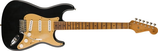 Fender Custom Shop - Limited Edition 1954 Roasted Stratocaster Journeyman Relic, 1-Piece Roasted Quarterswan Maple Fingerboard - Aged Black