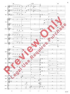 Where Words End... - Standridge - Concert Band Full Score - Gr. 2