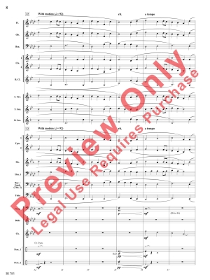 Where Words End... - Standridge - Concert Band Full Score - Gr. 2