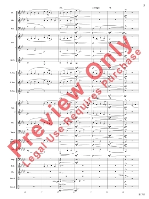 Where Words End... - Standridge - Concert Band Full Score - Gr. 2