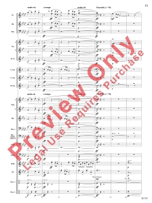 Where Words End... - Standridge - Concert Band Full Score - Gr. 2