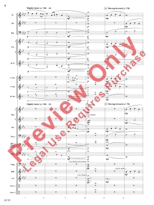 Where Words End... - Standridge - Concert Band Full Score - Gr. 2