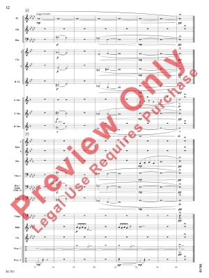 Where Words End... - Standridge - Concert Band Full Score - Gr. 2