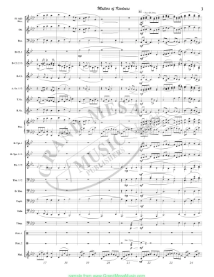 Matters of Kindness - Kristofferson - Concert Band Full Score - Gr. 3