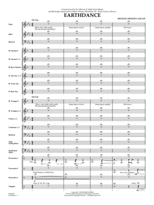 Earthdance - Sweeney - Concert Band Full Score - Gr. 3