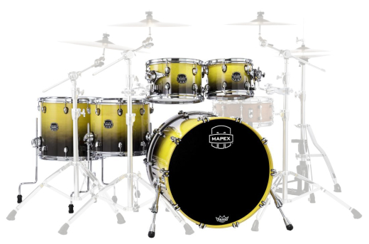 Mapex - Saturn Renew 5-Piece Shell Pack (22,10,12,14,16) - Sulfur Fade