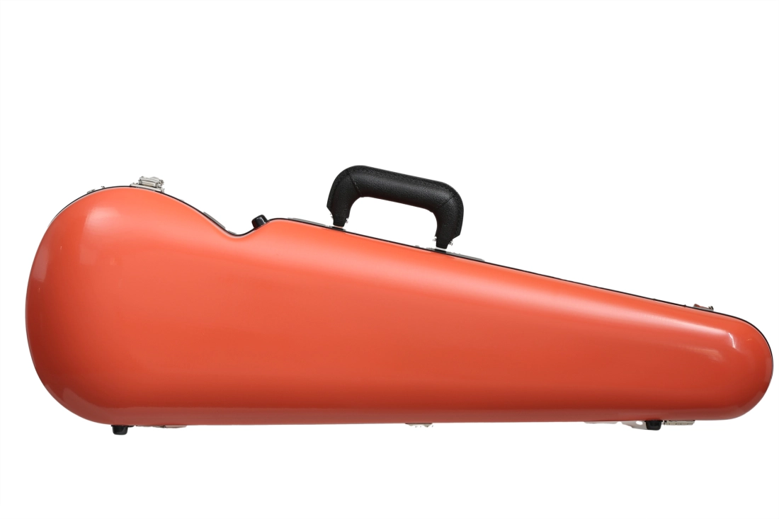 Fiberglass Shaped Violin Case - Orange