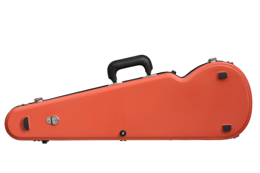 Fiberglass Shaped Violin Case - Orange