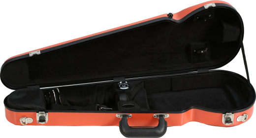 Fiberglass Shaped Violin Case - Orange