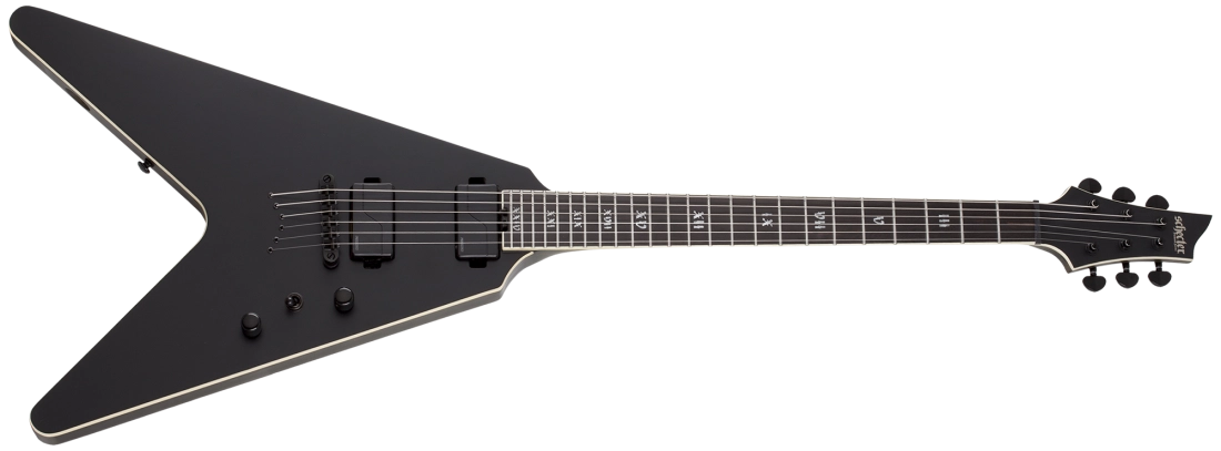 V-1 SLS Elite Evil Twin Electric Guitar - Satin Black