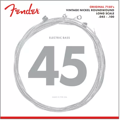 Fender - 7150 Pure Nickel Bass Strings 45-100