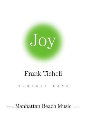 Manhattan Beach Music - Joy - Ticheli - Concert Band Full Score - Gr. 2