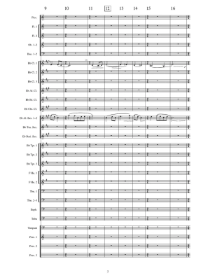 Cajun Folk Songs - Ticheli - Concert Band Full Score - Gr. 3