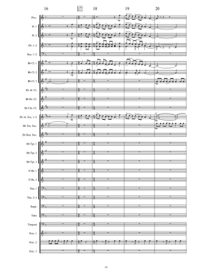 Cajun Folk Songs - Ticheli - Concert Band Full Score - Gr. 3