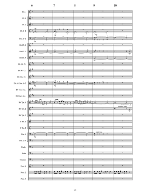 Cajun Folk Songs - Ticheli - Concert Band Full Score - Gr. 3