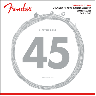 Fender - 7150 Pure Nickel Bass Strings 45-105
