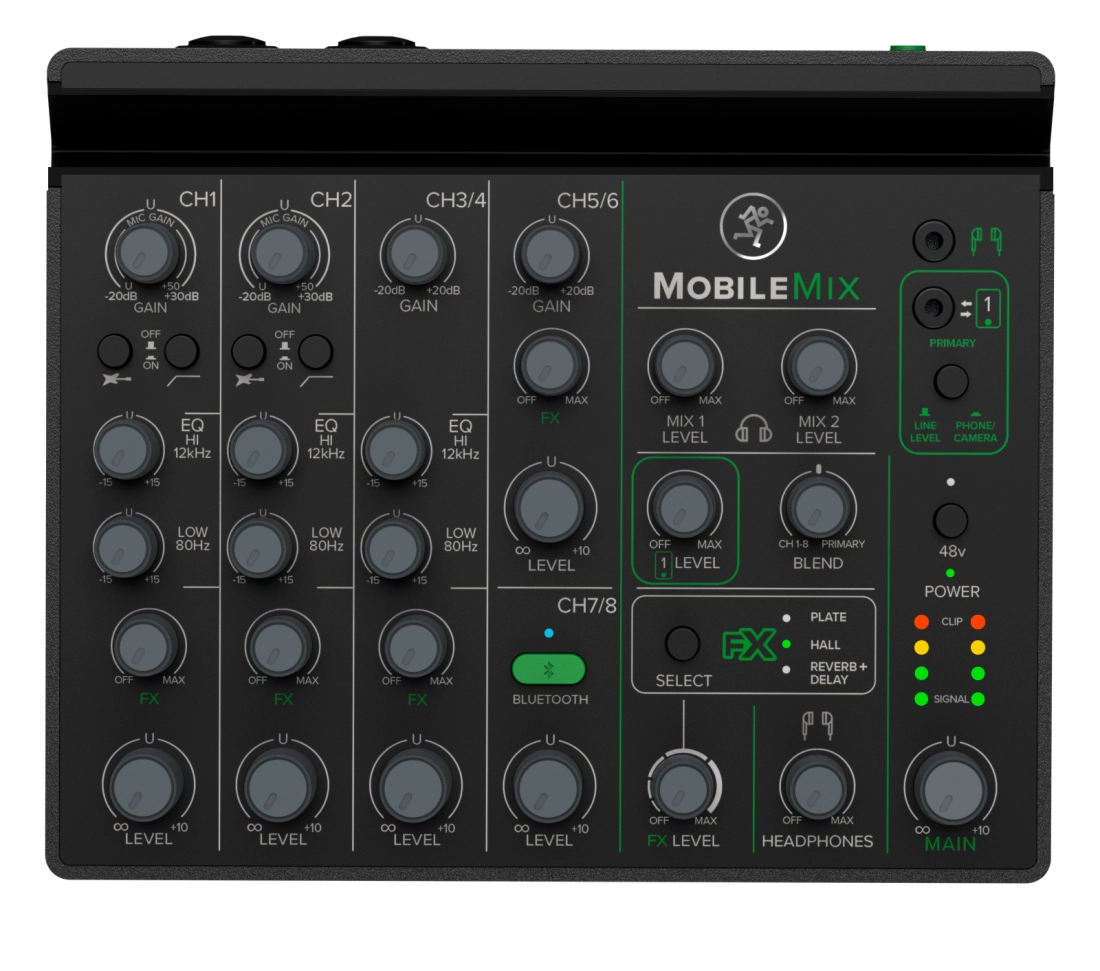 MobileMix 8-Channel USB-Powerable Mixer