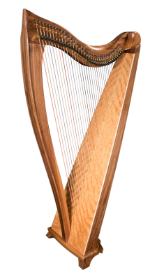 FH36S Lever Harp - Walnut