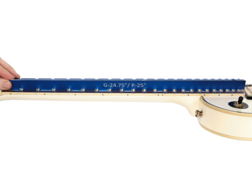 Tri-Beam 3-in-1 Dual Notched Straightedge and Precision Straightedge for Acoustic and Electric Guitars