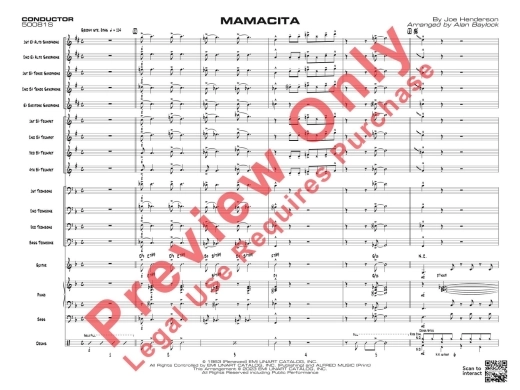 Mamacita - Henderson, Baylock - Jazz Ensemble - Gr. 3.5