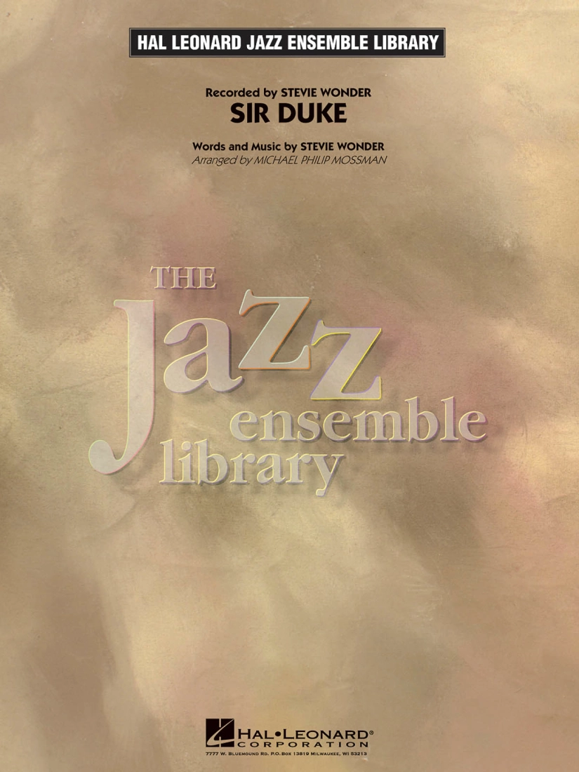 Sir Duke - Wonder/Mossman - Jazz Ensemble - Gr. 4