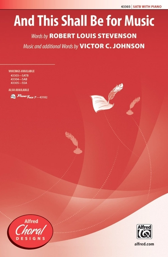 And This Shall Be for Music - Stevenson/Johnson - SATB