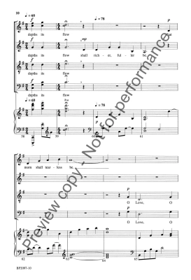 O Love - Hagenberg - SATB