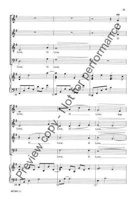 O Love - Hagenberg - SATB