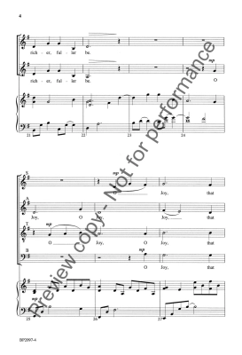 O Love - Hagenberg - SATB