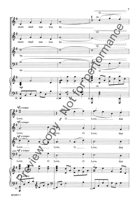 O Love - Hagenberg - SATB