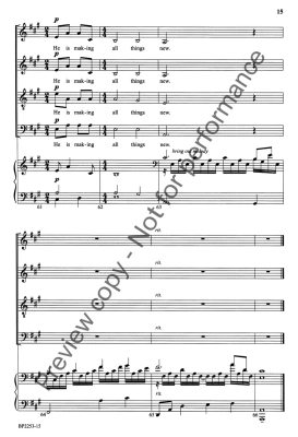 All Things New - Hagenberg - SATB