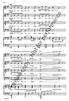 All Things New - Hagenberg - SATB