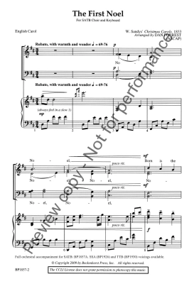 The First Noel - Dan Forrest - SATB