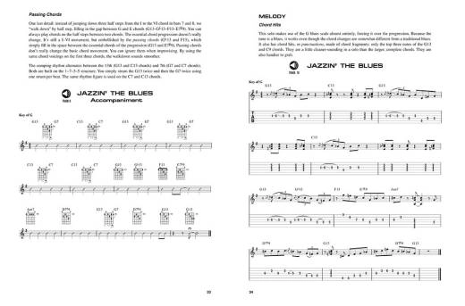 Jazzin\' the Blues: A Complete Guide to Learning Jazz-Blues Guitar - Ganapes/Roos - Book/Audio Online