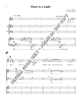 There is a Light - Alcorn/Nickel - SATB