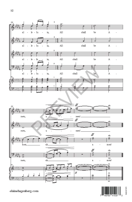 Alleluia - Hagenberg - SATB