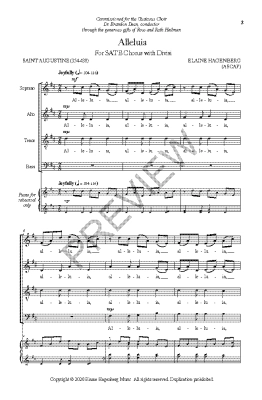 Alleluia - Hagenberg - SATB