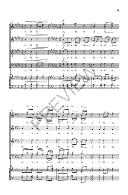 Alleluia - Hagenberg - SATB