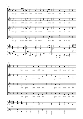 The Lord Is My Shepherd (Psalm 23) - Goodall - SATB